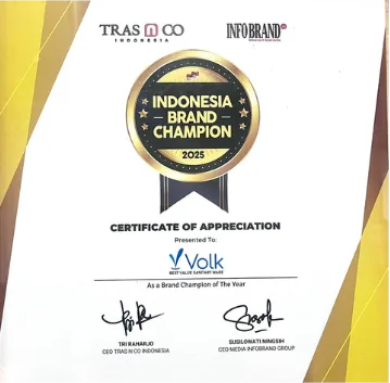 Indonesia Brand Champion 2025 – Volk